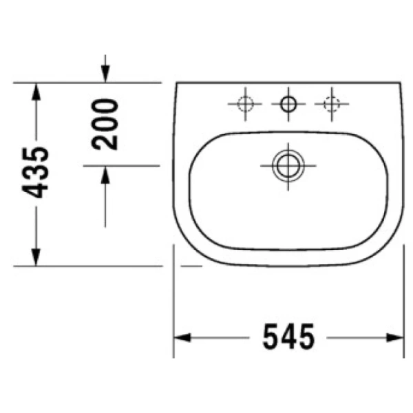 раковина встраиваемая 54.5 см duravit d-code 0337540000 встраиваемая раковина встраиваемая 54.5 см duravit d-code 0337540000 встраиваемая