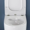 унитаз ceramicanova moments cn3003 подвесной, с сиденьем микролифт, белая