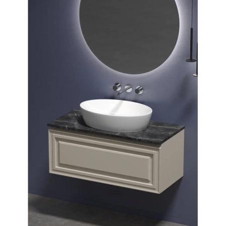 тумба под раковину sancos very 100 vr100ce подвесная beige soft