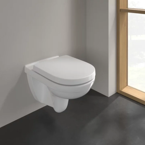 унитаз подвесной villeroy & boch o'novo 5660 r0 r1 безободковый, цвет альпийский белый ceramicplus