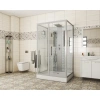 душевая кабина niagara luxe ng-7711wbk 120x90 без гидромассажа