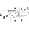 унитаз duravit d-neo 45770900a1 подвесной, безободковый, сиденьем микролифт, белый