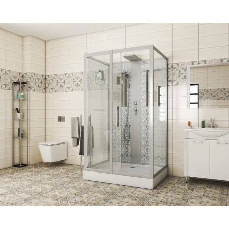 душевая кабина niagara luxe ng-7711wbk 120x90 без гидромассажа