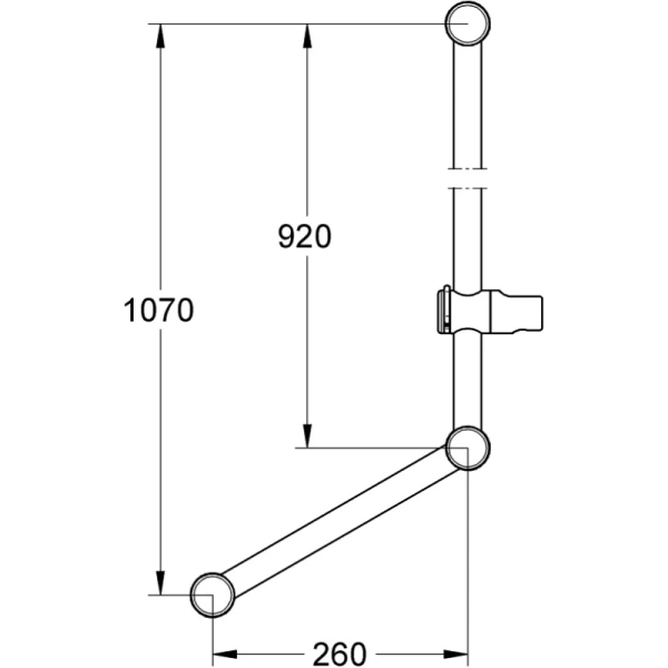 душевая штанга 1070 мм grohe relexa plus 28587000