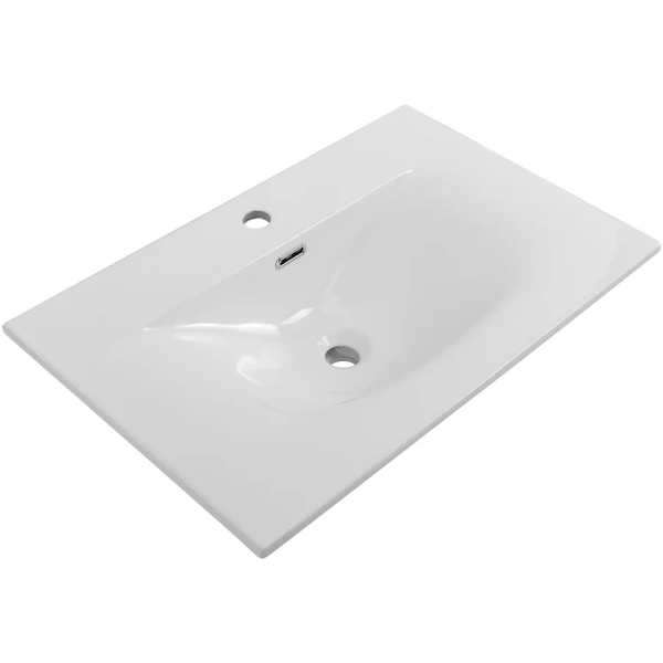 раковина cezares molveno czr-8099-70 71x46 см, накладная, белый