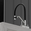 смеситель для кухни sancos dora sc4003ch хром черный