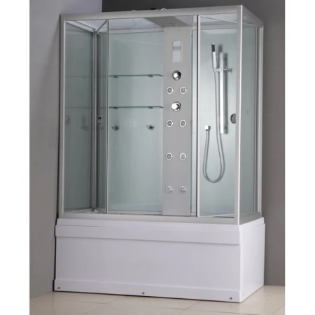 душевой бокс timo lux 168x90 tl-1506 с гидромассажем