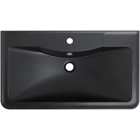Раковина BelBagno 100 BB1000/455-LV-ART-ALR-NERO Черная матовая