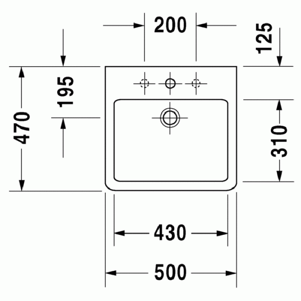 накладная раковина в ванную duravit vero 454500071