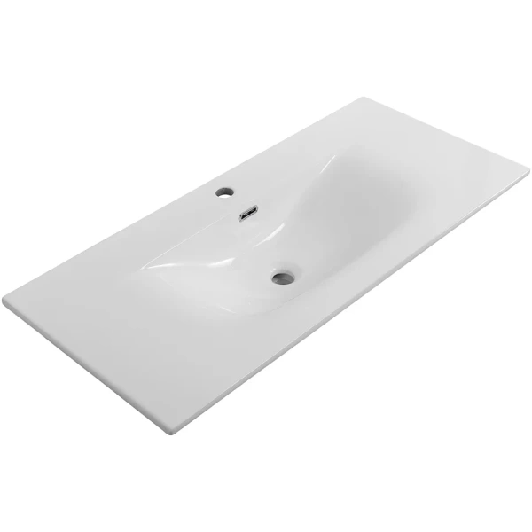 раковина cezares molveno czr-8099-100 101x46 см, накладная, белый