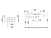 раковина подвесная 50 см duravit happy d.2 07115000091