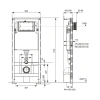 инсталляция для унитаза tece tecespring s300300