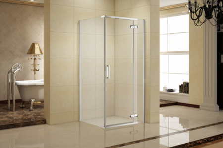 душевой уголок aquanet logic c900 ae32-s-90×90u-ct 243624 профиль хром, стекло прозрачное