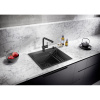мойка для кухни blanco etagon 6526339 silgranit black edition