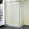 Душевой уголок WeltWasser WW200 QS22 90x70 10000001228 профиль хром, стекло прозрачное