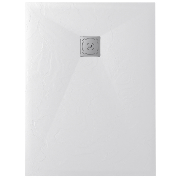 душевой поддон из искусственного камня rgw stt st-0108w 80×100×2,5 белый