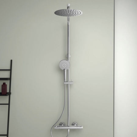 душевая система ideal standard ceratherm t50 a7704aa термостатическая цвет хром глянцевый
