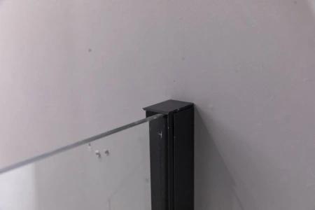 душевой уголок esbano esr-7160b 90x90 esugr7160b профиль черный матовый стекло прозрачное