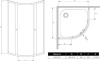душевой уголок radaway classic a 90×90×170 прозрачное