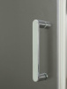 душевая дверь belbagno uno 120 uno-195-bf-1-120-p-cr профиль хром, стекло рифленое