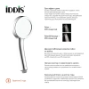 душевая лейка iddis spahome spa1f00i18 цвет хром