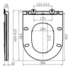 сиденье для унитаза am.pm inspire c507853wh с микролифтом