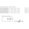 душевой поддон из литьевого мрамора 120x90 см roca terran ap1014b038401100