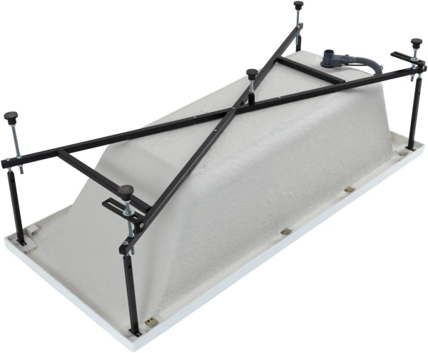 акриловая ванна aquanet bright 180х80 см, 00233143, с каркасом, цвет белый. акриловая ванна aquanet bright 180х80 см, 00233143, с каркасом, цвет белый.