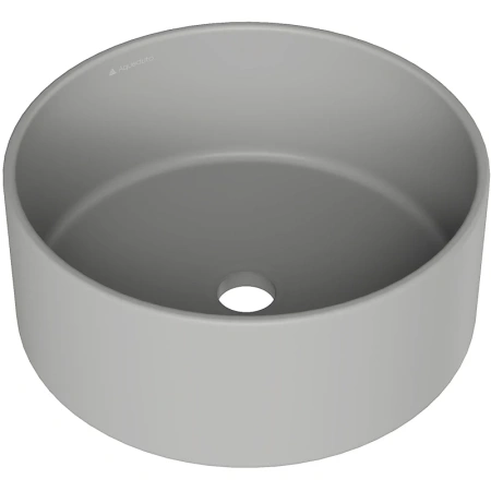 Раковина Aqueduto ESPIRAL ESP0130 накладная, круглая Ø40xh16.5 см, серый матовый Раковина Aqueduto ESPIRAL ESP0130 накладная, круглая Ø40xh16.5 см, серый матовый