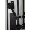 душевая кабина niagara premium 90x90 ng-6901-01gd black с гидромассажем