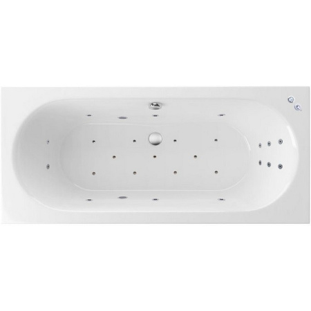Акриловая ванна Excellent Oceana 180x80 "ULTRA" цвет хром