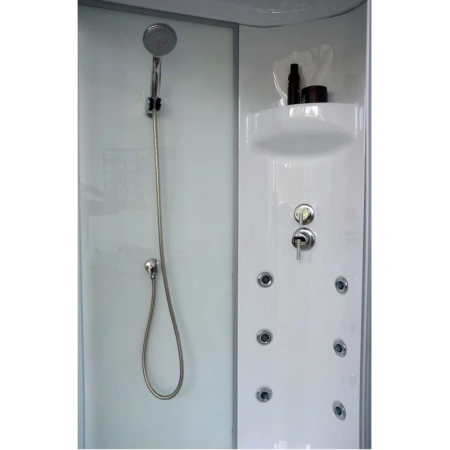 душевая кабина royal bath rb 8120bp3-wt-ch l