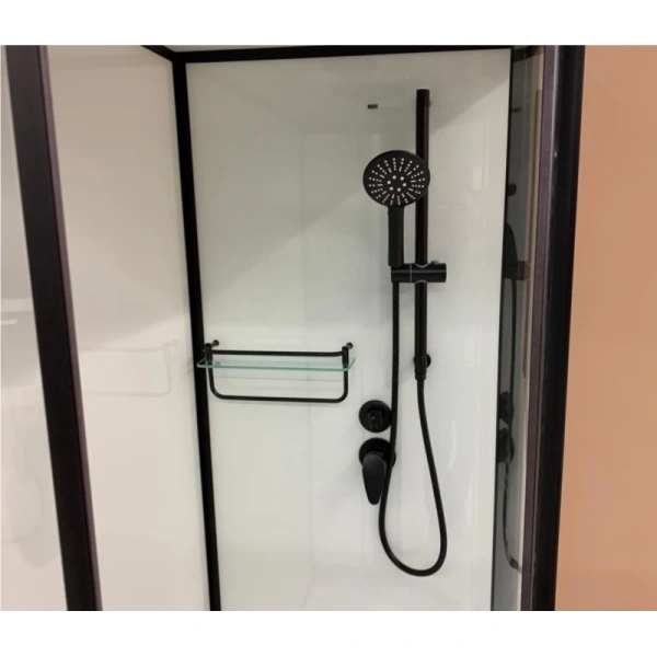 душевая кабина 120x80x220 см frank f412r black 214215 прозрачное