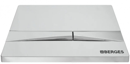 комплект унитаза с инсталляцией berges floe rimless 043223 с сиденьем микролифт и клавишей смыва хром