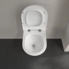 унитаз подвесной villeroy&boch universo 4670t901 с сиденьем микролифт, цвет белый