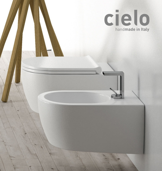 сиденье для унитаза cielo smile cpvsmnewf с микролифтом, цвет gloss white