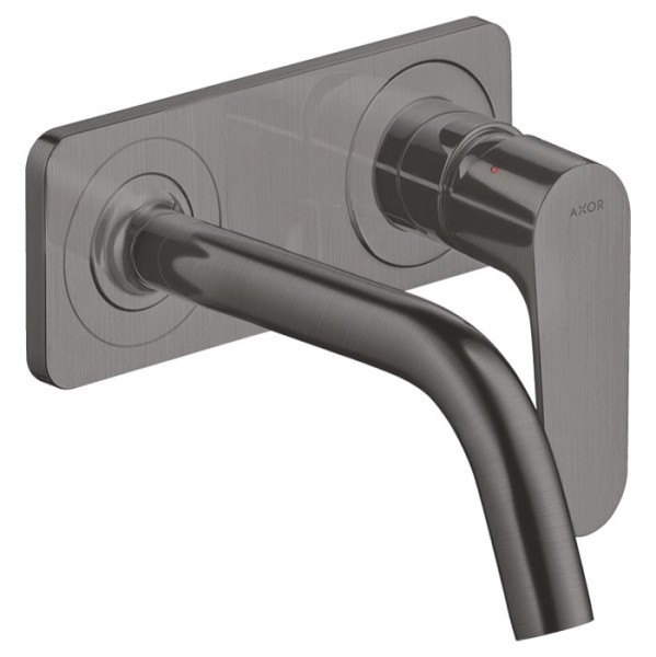 Смеситель для раковины Axor Citterio M 34112340 шлифованный черный/хром