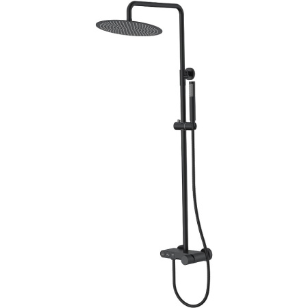 Душевая система Boheme Stick 128-BB.4 Черная матовая