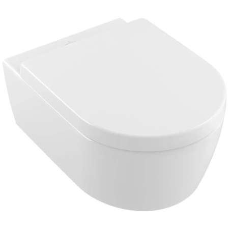 Унитаз Villeroy&Boch Avento 5656HR01 подвесной, с сиденьем микролифт, белый