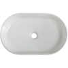 раковина накладная belbagno bb1497, белая.
