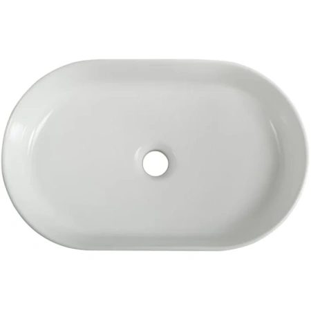 раковина накладная belbagno bb1497, белая.