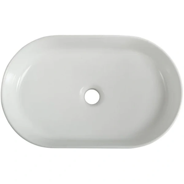 раковина накладная belbagno bb1497, белая.