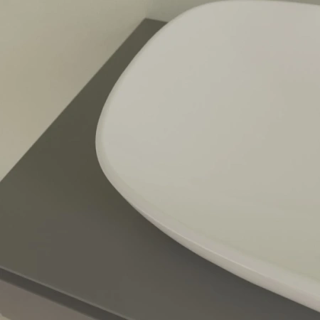 раковина villeroy & boch loop & friends 4a490001 накладная, 56x38 см, альпийский белый