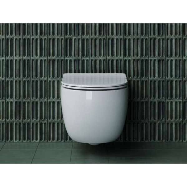 унитаз ceramicanova long cn3015 подвесной, с сиденьем микролифт, белая