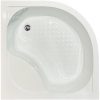душевой уголок royal bath вк 100×100 rb100bk-t-bl профиль черный, стекло прозрачное