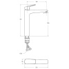 смеситель для раковины belbagno due due-lmc-crm-w0 хром