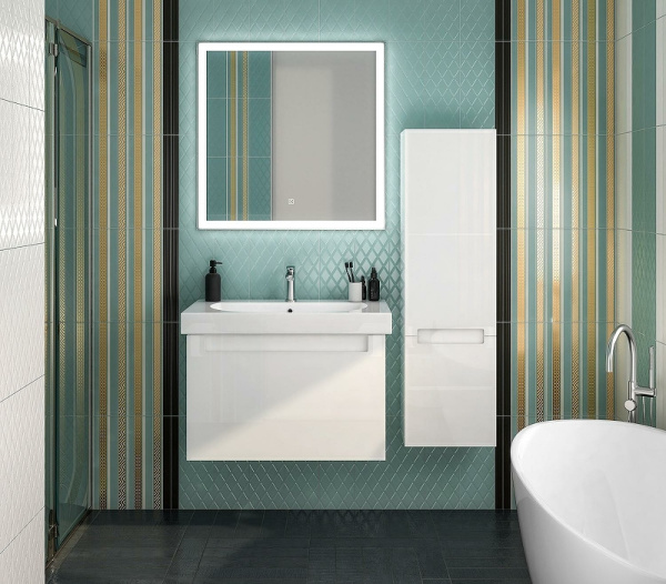 раковина kerama marazzi buongiorno 80 bg.wb.80 белая глянцевая