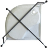 душевой поддон royal bath rb100bk 100×100 белый