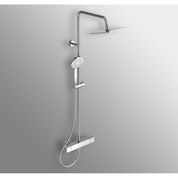 душевая система ideal standard ceratherm t100 a7540aa термостатическая цвет хром глянцевый