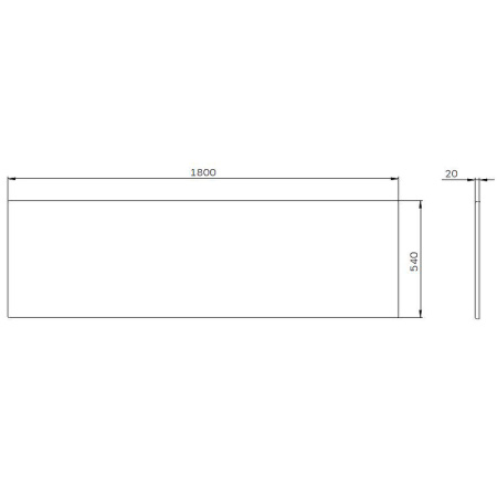 фронтальная панель для ванны am.pm x-joy 180 w94a-180-080w-p белая